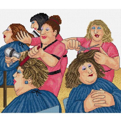 Bothy Threads Hair With Flair Cross Stitch Kit - 29 x 25cm