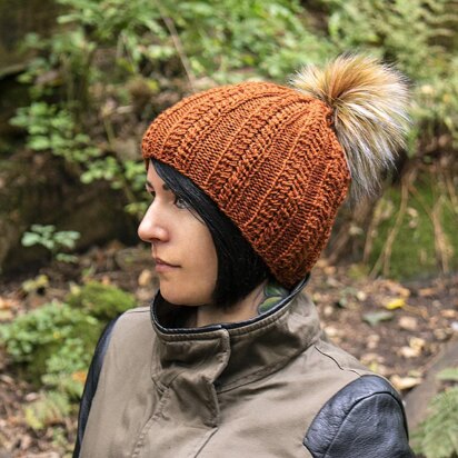 Subtle Pumpkin Beanie