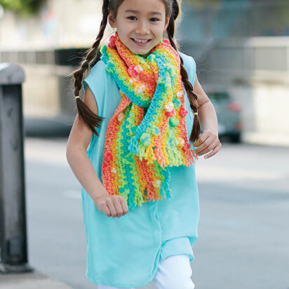 Rainbow Scarf in Bernat Zapp - Downloadable PDF