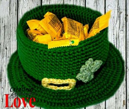 Leprechaun Hat Centerpiece Candy Dish