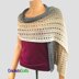 Intermittent Open Stitch Rectangular Crochet Shawl