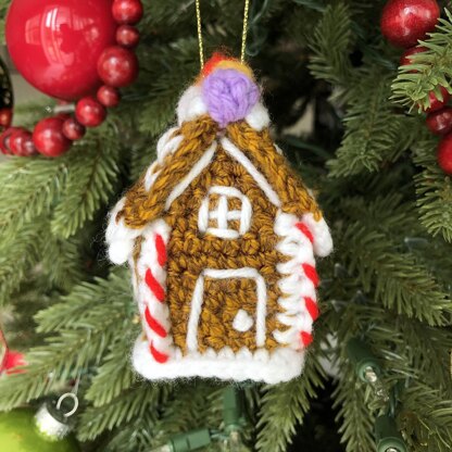 Gingerbread house ornament