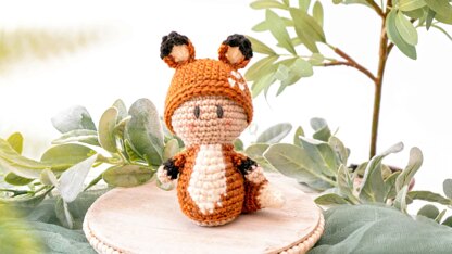 Woodland Crochet Fox Amigurumi Doll