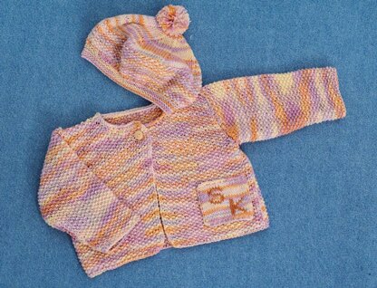 Jacket and Beret in Rico Baby Cotton Soft DK and Soft Print DK - 397 - Downloadable PDF