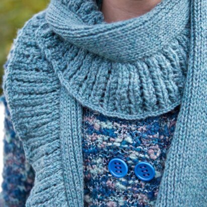 Pelham Scarf in Berroco Vintage DK - Downloadable PDF