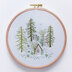 Tamar Snowy  Night Embroidery Kit - 6in