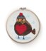 The Crafty Kit Company Ltd Robin Cross Stitch Kit - 190W x 210H x 42D