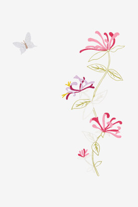 Flowers And Butterfly in DMC - PAT0871 - Downloadable PDF