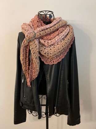 Flat Triangular Scarf "Despina"