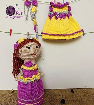 Amigurumi Lala bridesmaid dresses