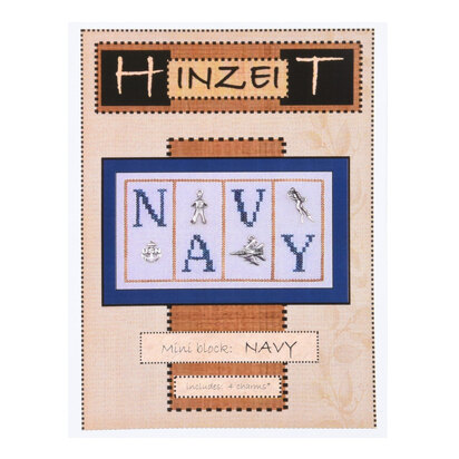 Hinzeit Navy - Mini Block - HZMB73 -  Leaflet