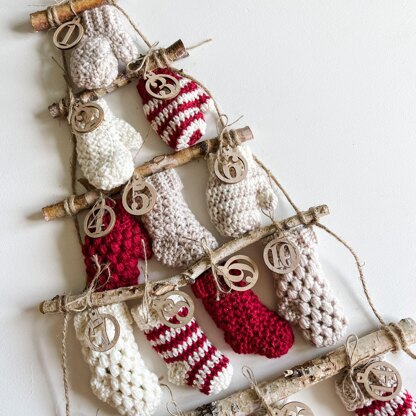 Crochet Pattern Book Advent Calendar Christmas Ornaments, Christmas Cr – My  Fingers Fly