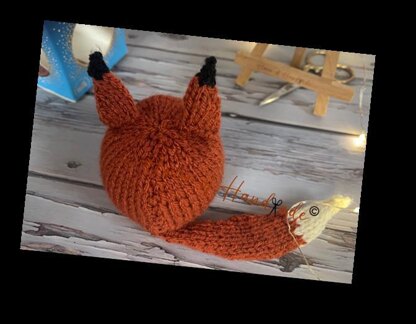 Fox Chocolate Orange Cover Knitting Pattern