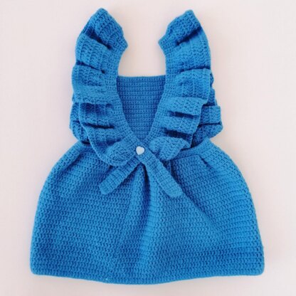 Enchanted Baby Girl Dress Crochet Pattern