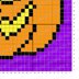 Pumpkin Pillow All Saints' Eve Orange Halloween Cushion Diagonal Crochet Pattern Mini-C2C