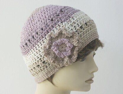 Ruffled Flower Hat