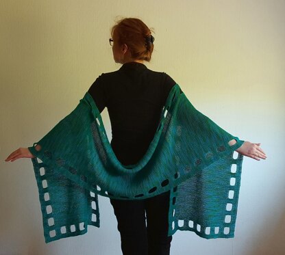 Negative Spaces Scarf