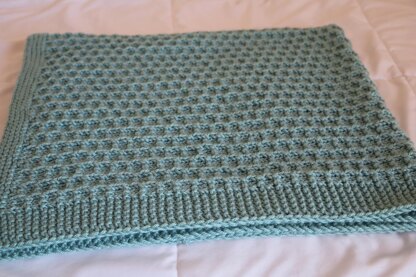 Seafoam  Baby Blanket.