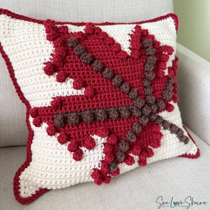 Maple Leaf Cushion Cover