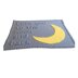 Love You to the Moon and Back Baby Blanket Intarsia Crochet