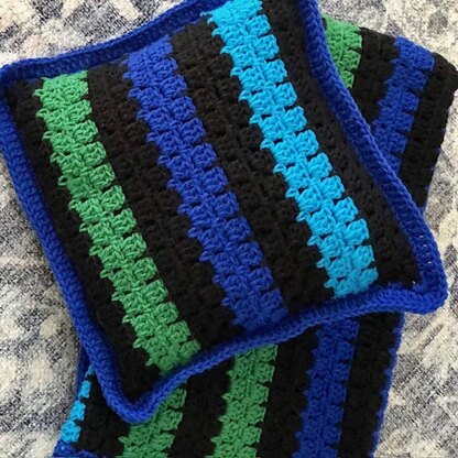 Block Deco Pillow and Throw