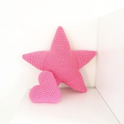 Star and Heart Pillow