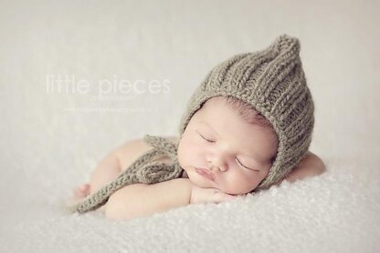 #10 Newborn knitted pixie hat