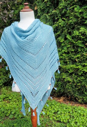 S'up Coconut crochet shawl