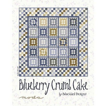 Moda Fabrics Blueberry Crumb Cake - Downloadable PDF