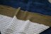 Cluster V stitch triangular shawl