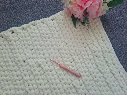 Crochet Chunky Baby Blanket Pattern