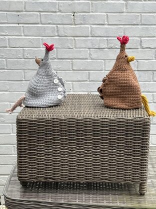 Large chicken doorstop