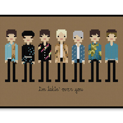 BTS Pied Piper - PDF Cross Stitch Pattern