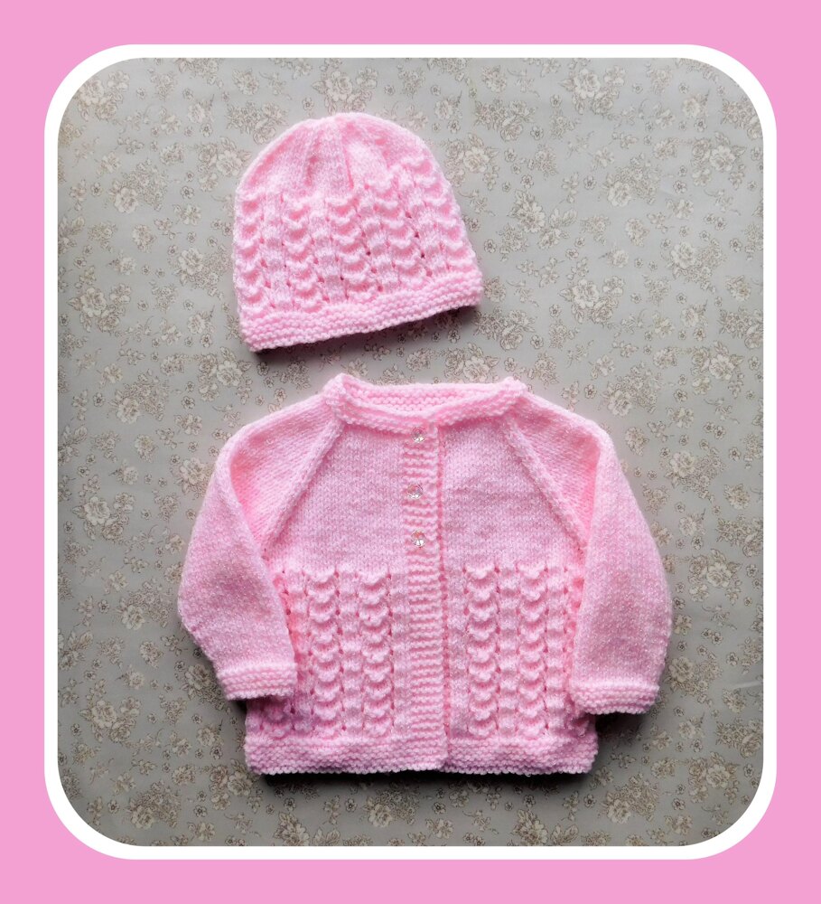 Sophie Baby Cardigan and Hat