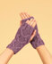 "Snowfall Wristwarmers" - Gloves Knitting Pattern For Women in Paintbox Yarns Simply Aran - Aran-Acc-003