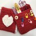 Embossed Heart Pouch