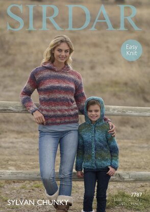 Cardigan and Sweater in Sirdar Sylvan Chunky - 7787- Downloadable PDF