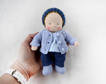 Doll cardigan. 4 sizes.