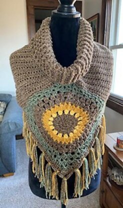 Sunflower Cowl Scarf