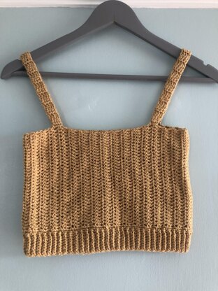 Spring Crochet Crop Top