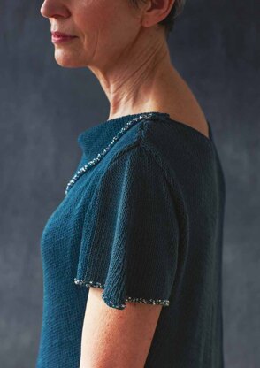 Nightfall Top by Jennie Atkinson  in Erika Knight Studio Linen - Downloadable PDF