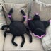Halloween Crochet Pillow Pattern: Cat Bum, Bat, Spider