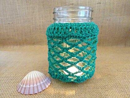 Crochet Candle Cozies For Mason Jars