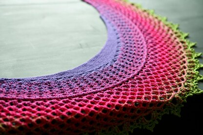 Dragonfruit Shawl