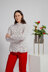 Nikka Cable Jumper - Jumper Knitting Pattern For Women in MillaMia Naturally Soft Super Chunky by MillaMia