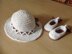 Baby Bootie & Hat Set N 243