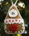 Gingerbread Tree Ornaments in Red Heart Super Saver Economy Solids - LW4824 - Downloadable PDF