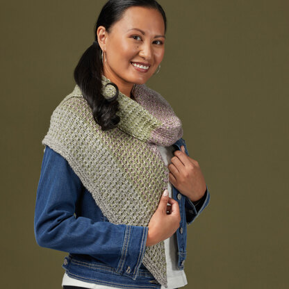 1250 Wahiba Sands - Shawl Knitting Pattern for Women in Valley Yarns Whately