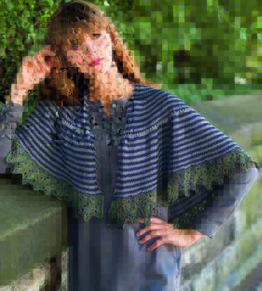 Sackett Shawl in Malabrigo Dos Tierras - PDF