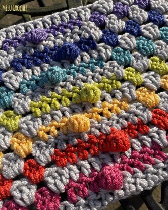 Granny Zigzag Rainbow Blanket